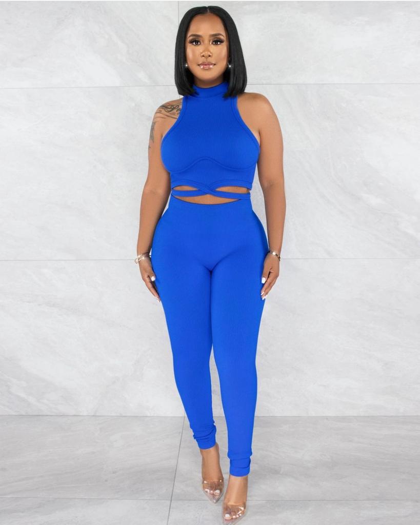 You Need Something Jumpsuit Blue