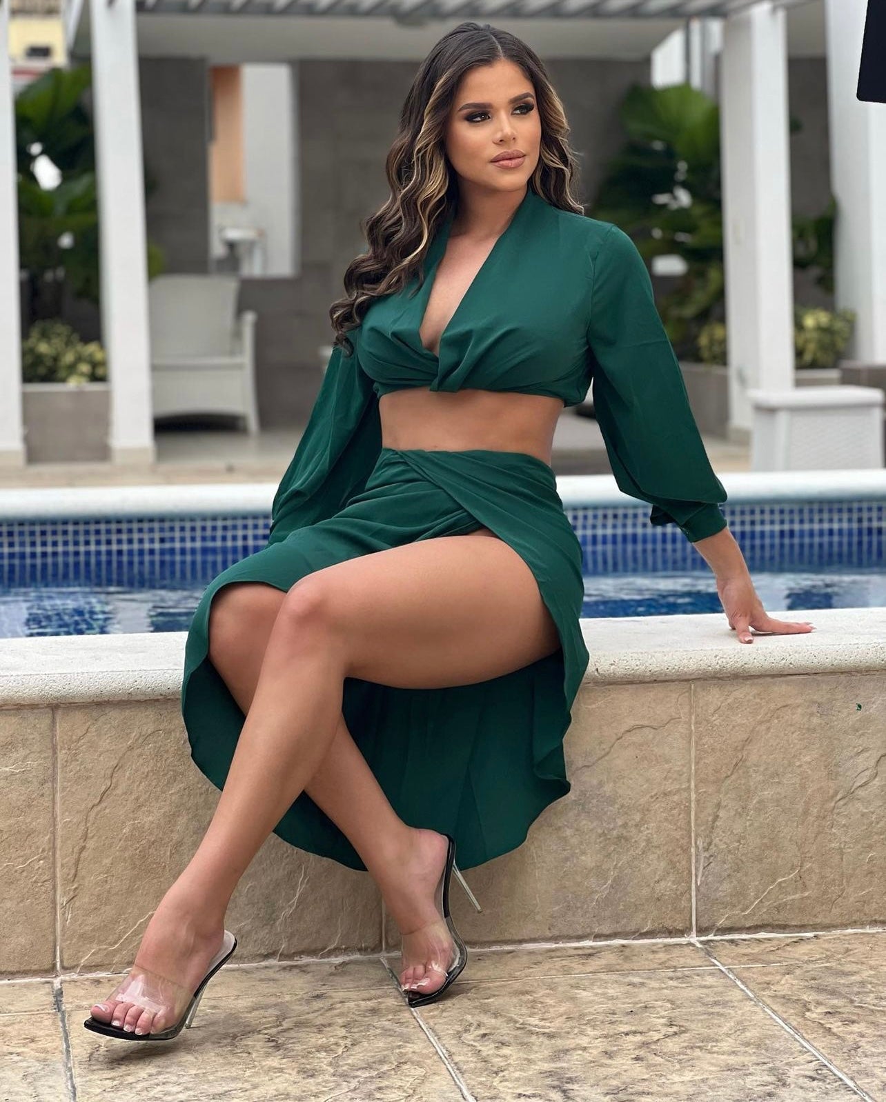 I’m More Than You Think Skirt Set Green