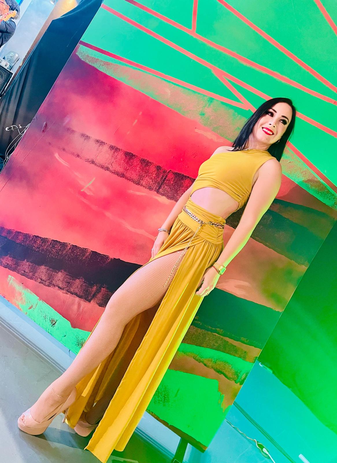 Glam Exotic Maxi Dress