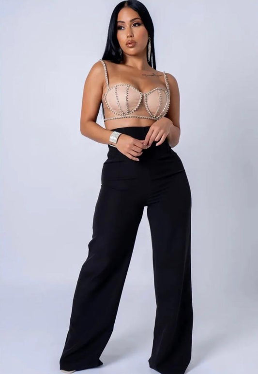 White Party Pants Set