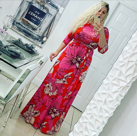 Pink Maxi Dress