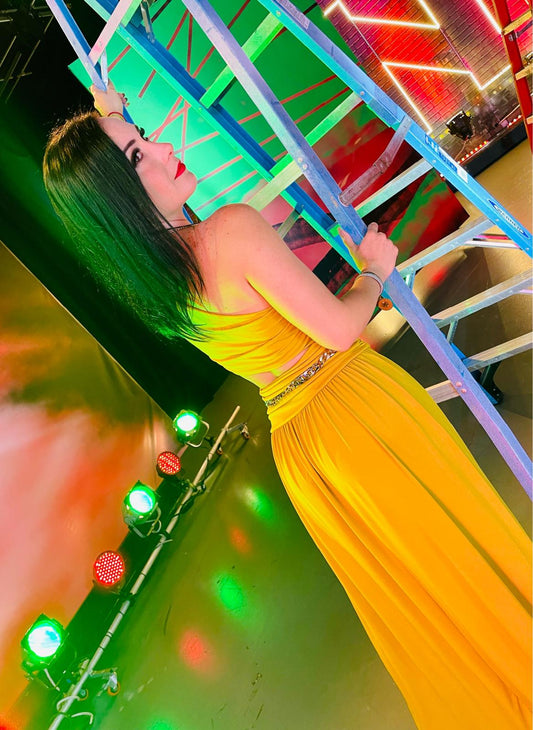 Glam Exotic Maxi Dress