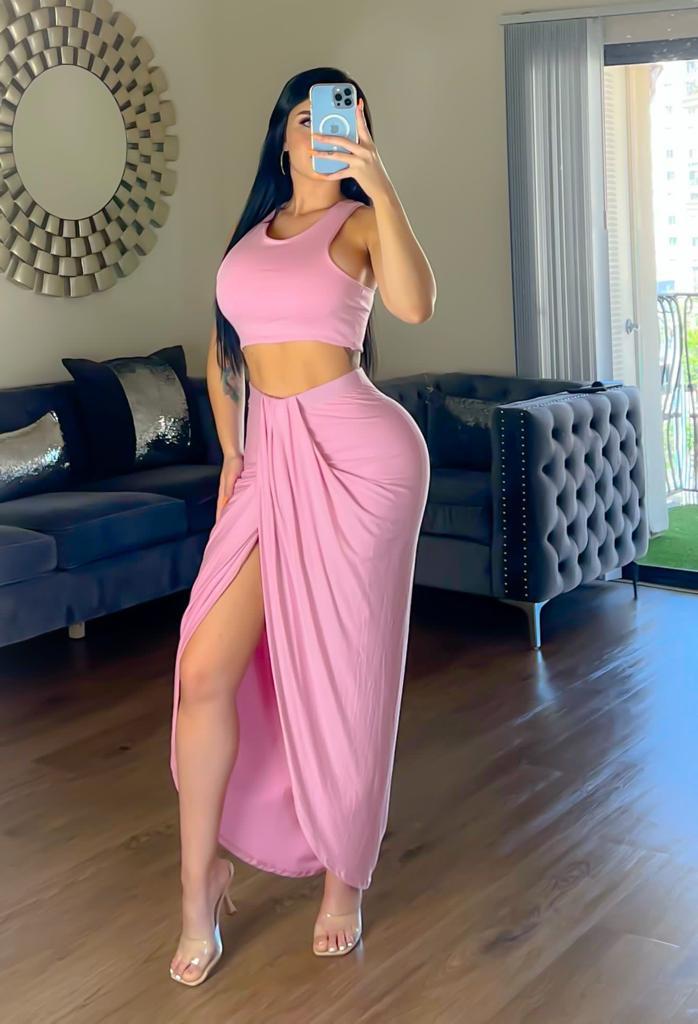 Time For The Show Skirt Set