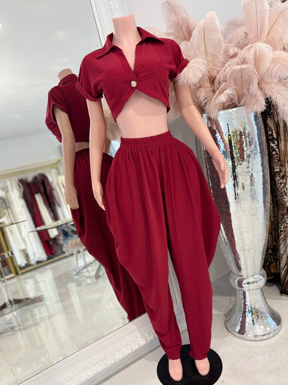 Dont´t Even Bother Boy Pant Set Red