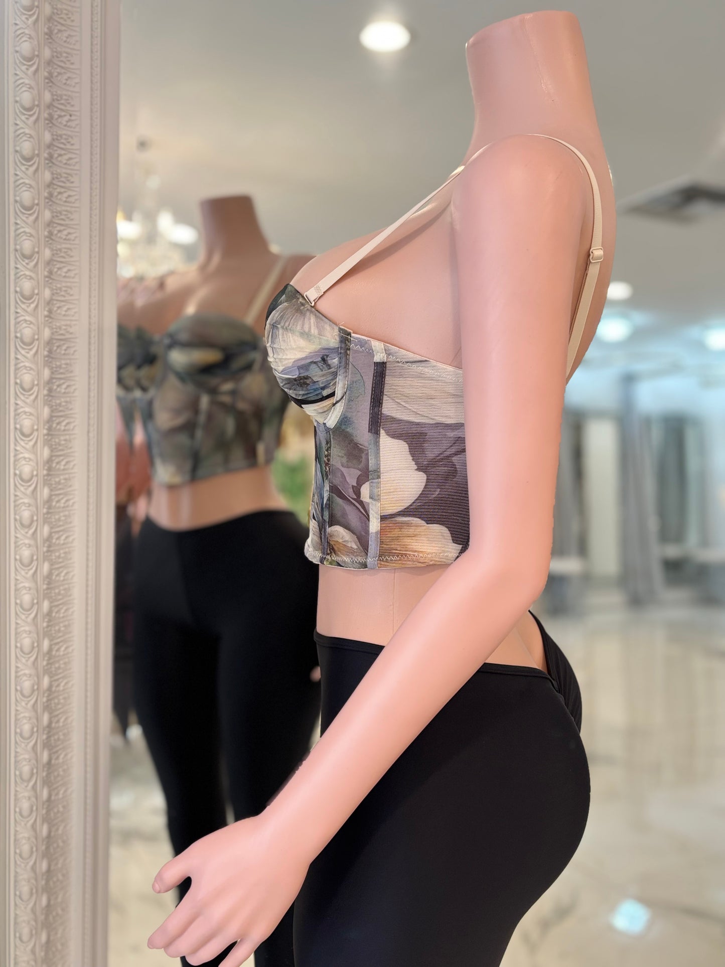 Floral Corset Top