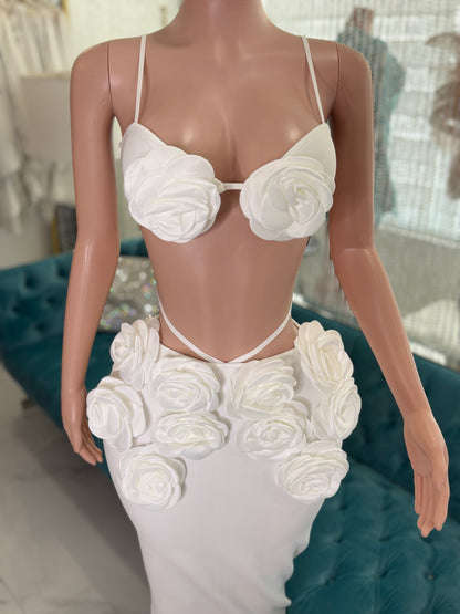 Rosas Skirt Set