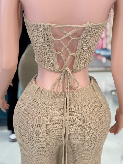 Shoreline Muse Knit Pant Set