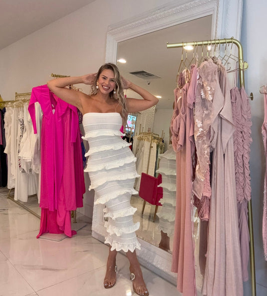 Darly Maxi Dress White