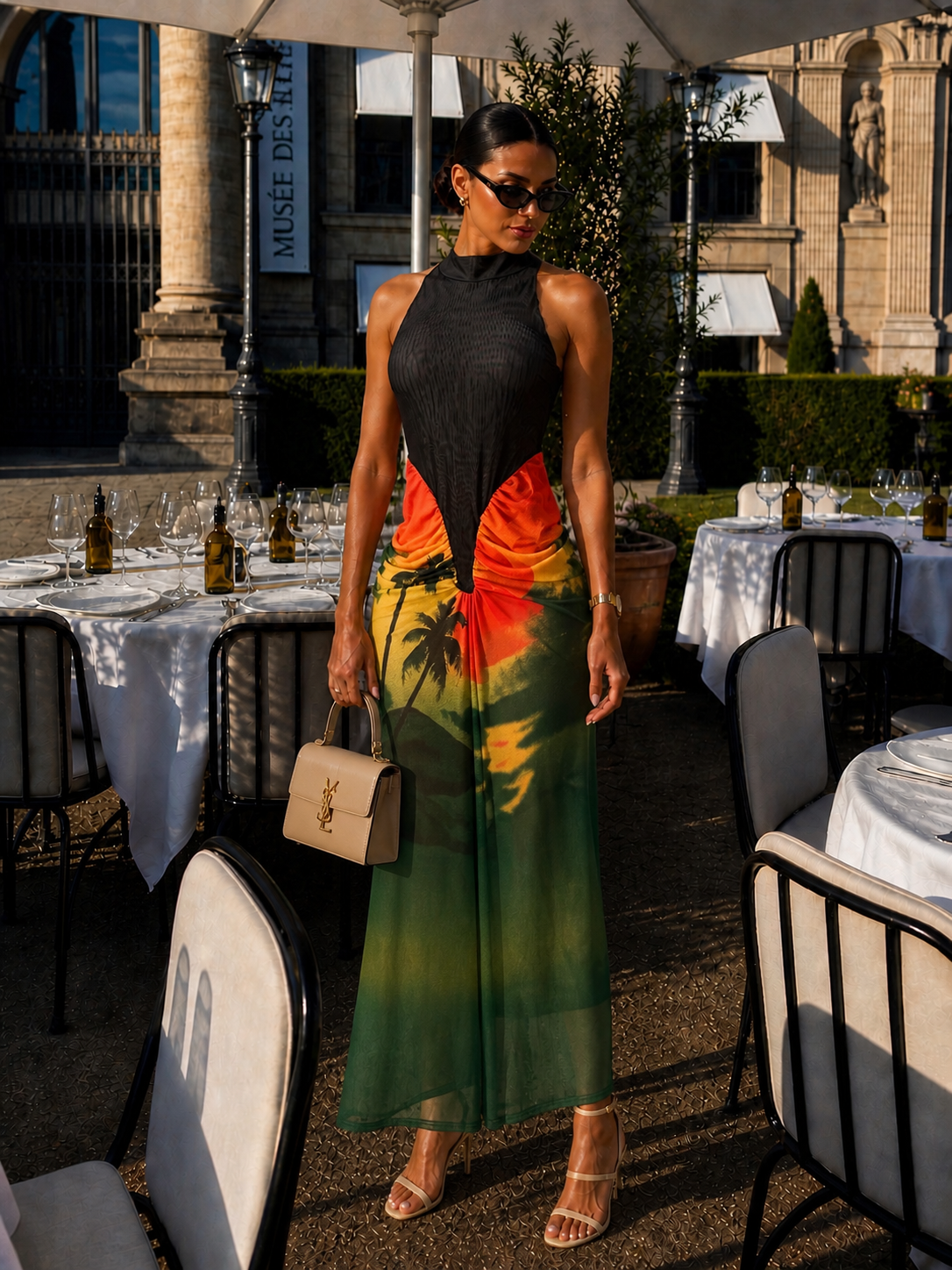 Fancy Maxi Dress Green