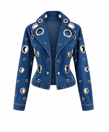 I Can See Right Through You Jacket Blue