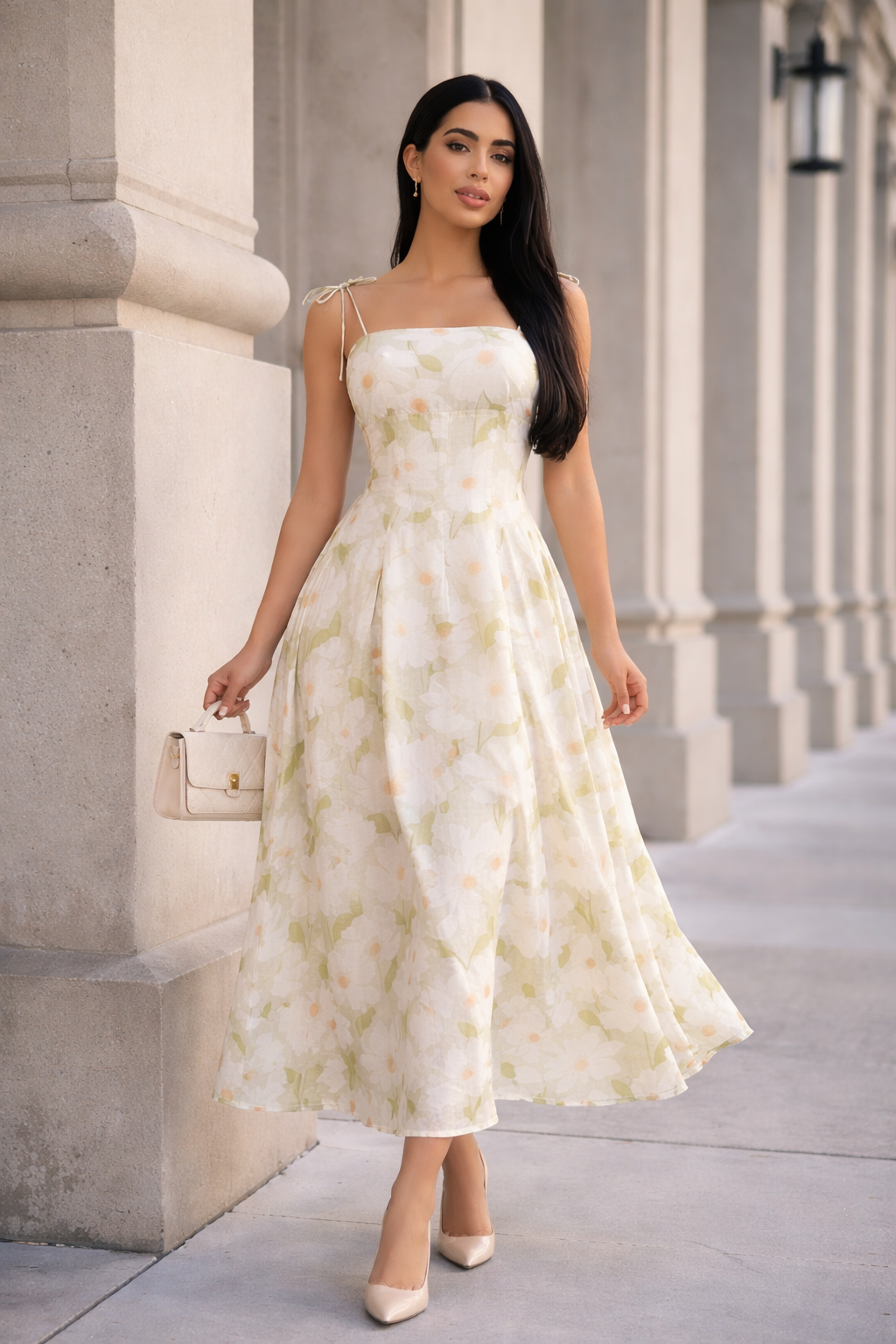 Just the Beginning Maxi Dress White