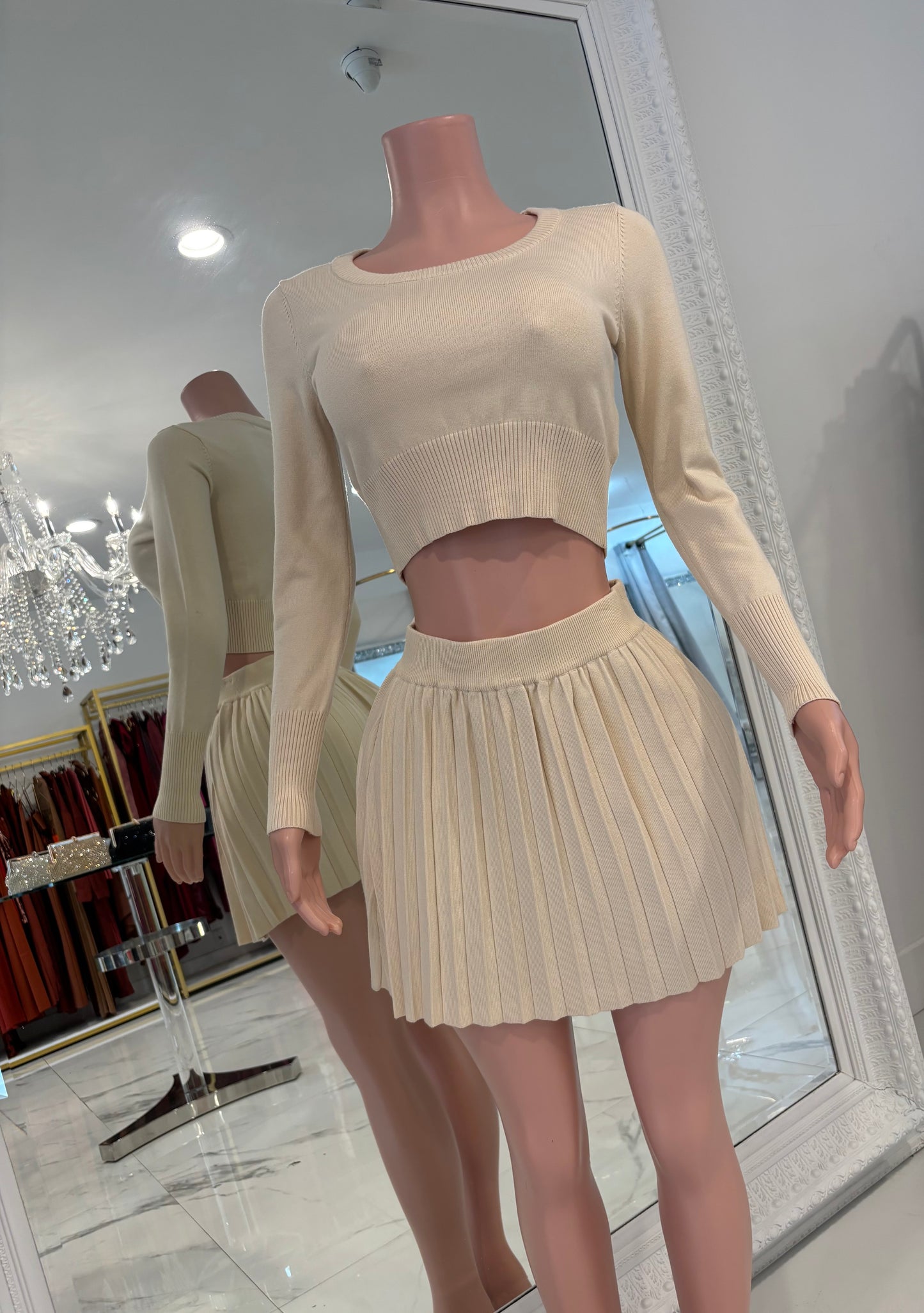 Aren’t You Sweet Baby Skirt Set Cream