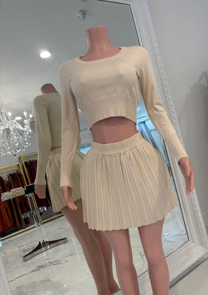 Aren’t You Sweet Baby Skirt Set Cream