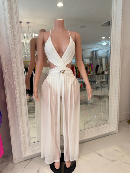 Soft Power Jumpsuit White