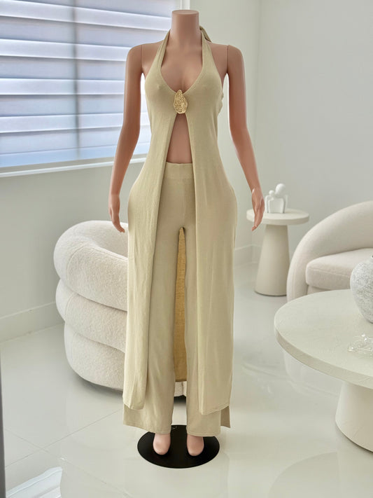 Cute Pants Set Nude