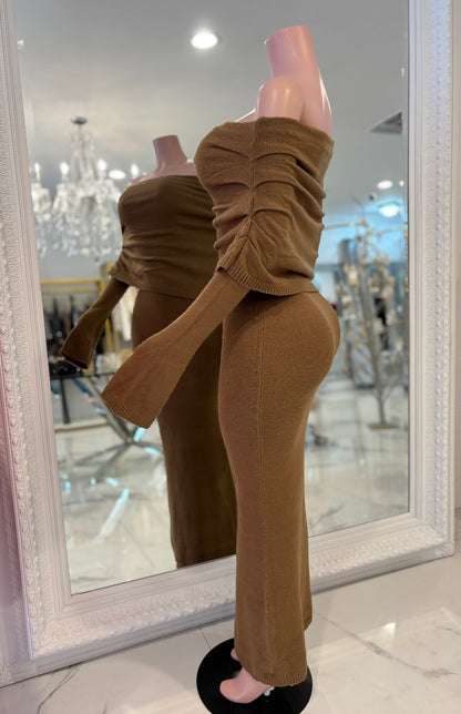 Cozy and Cute Maxi Dress Brown