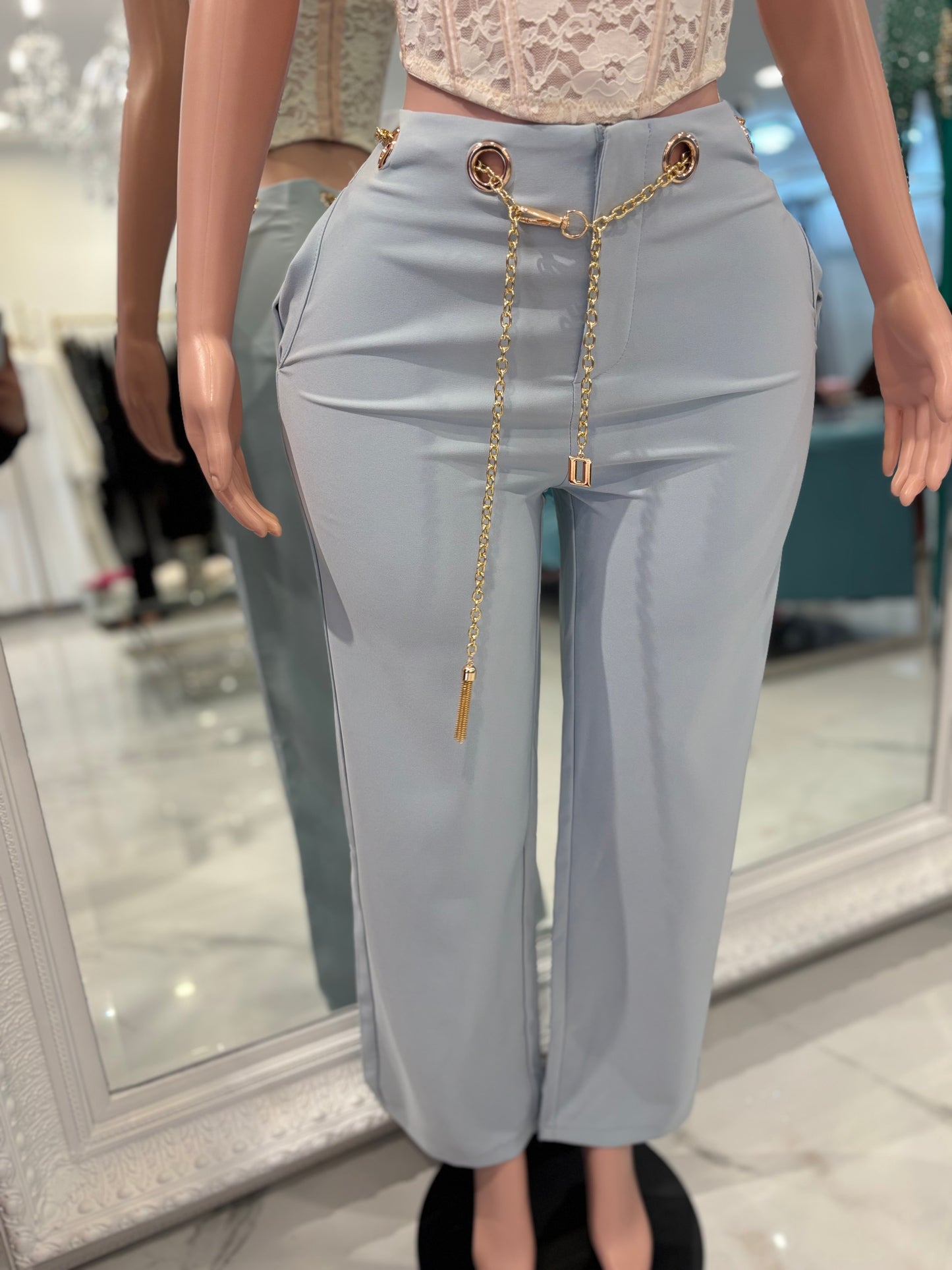 Chained to Me Pant Blue