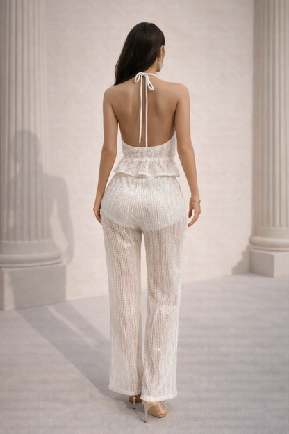 Nicole Pants Set Crema