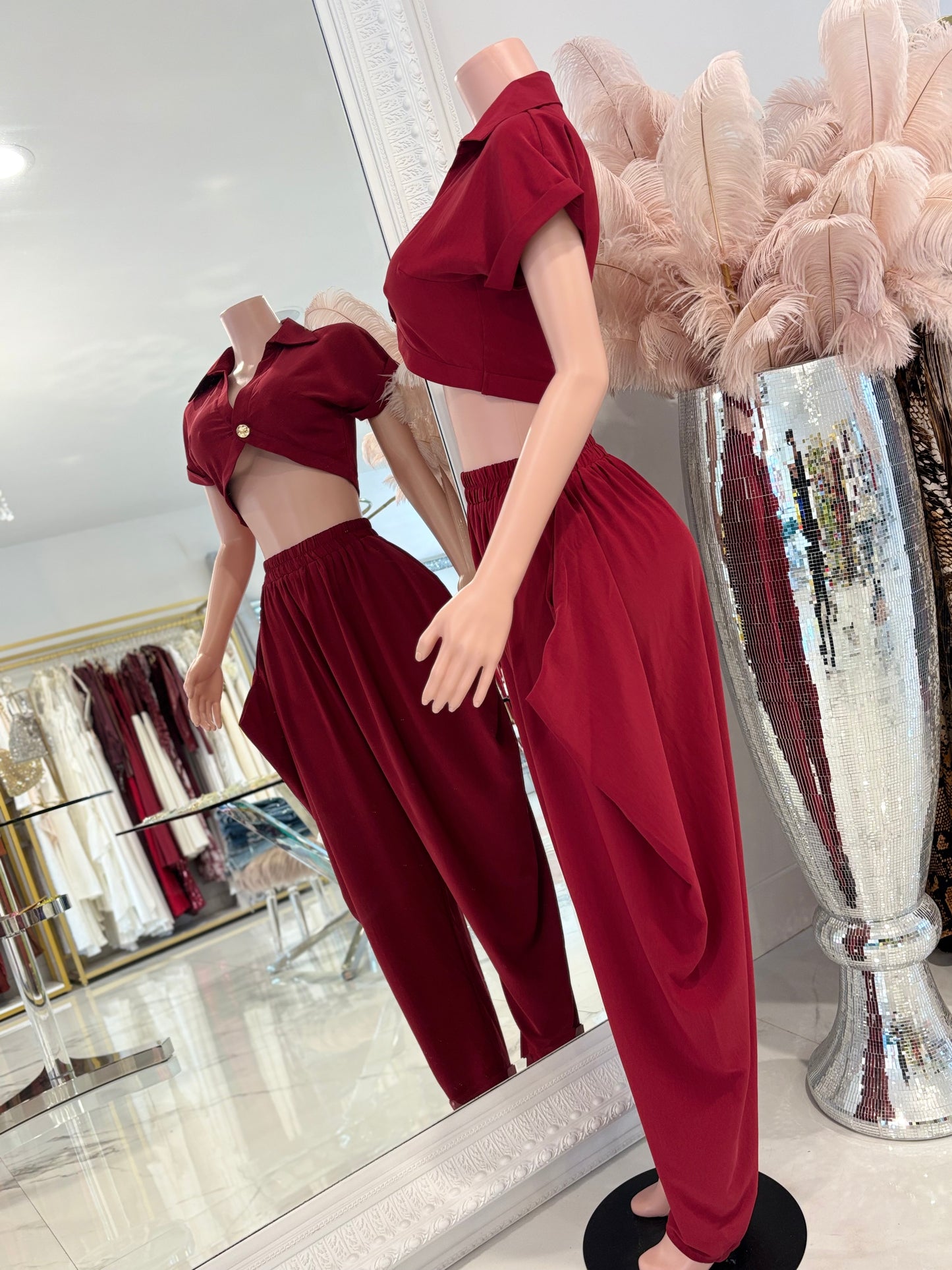 Dont´t Even Bother Boy Pant Set Red