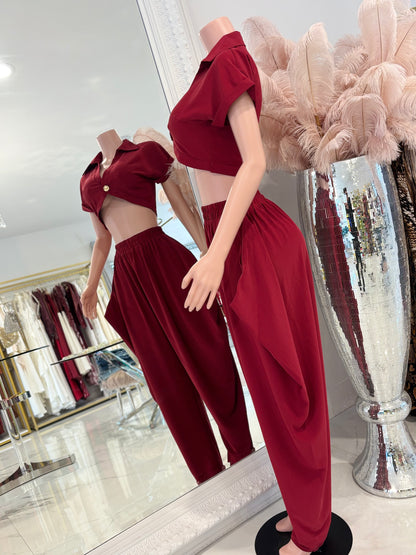 Dont´t Even Bother Boy Pant Set Red