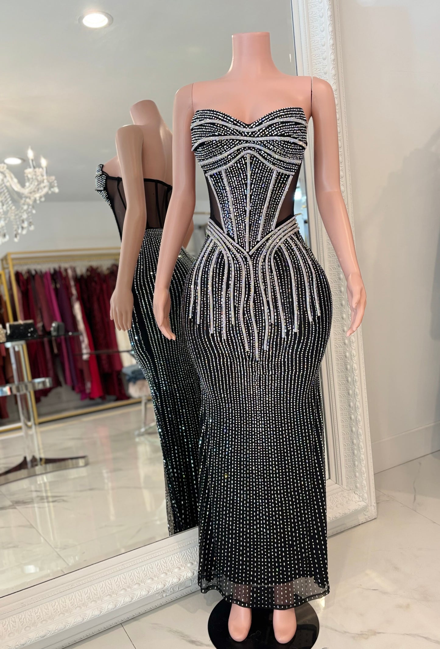 The Queen Of The Ball Maxi Dress Black