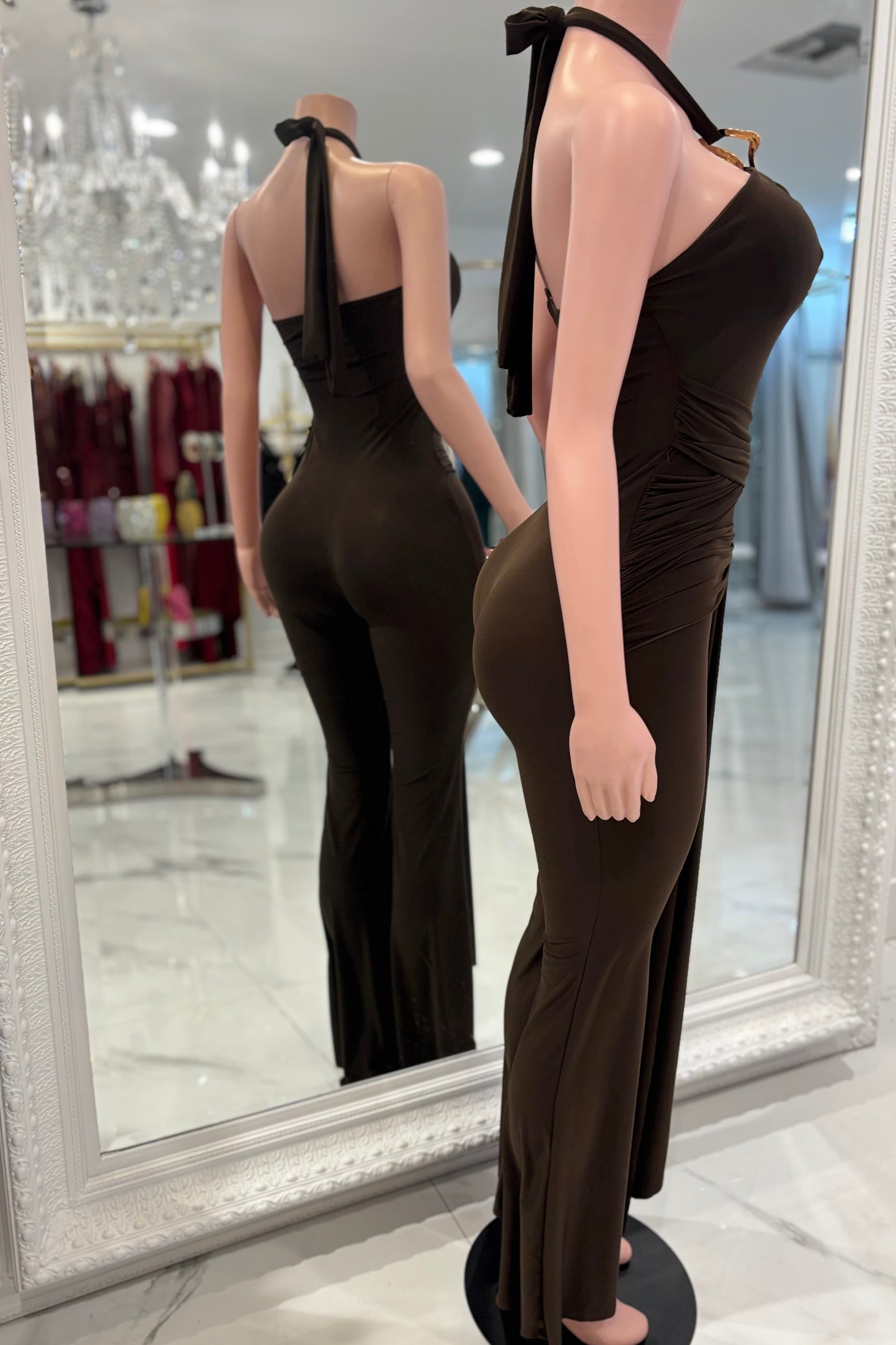 It’s All Just an Act Jumpsuits Brown