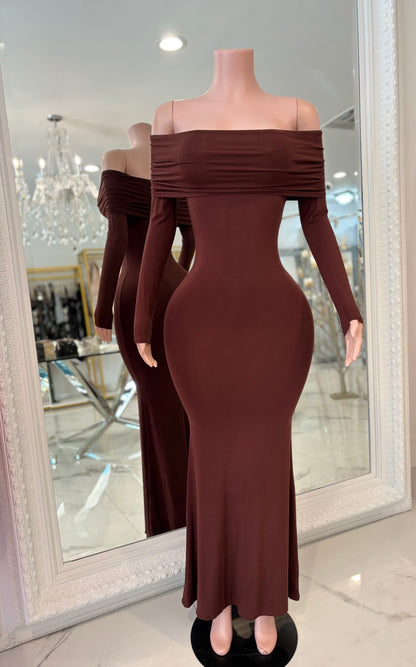 Casual Chic Maxi Dress Brown