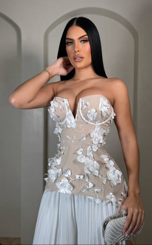ALESIA” CORSET TOP X Pants SET