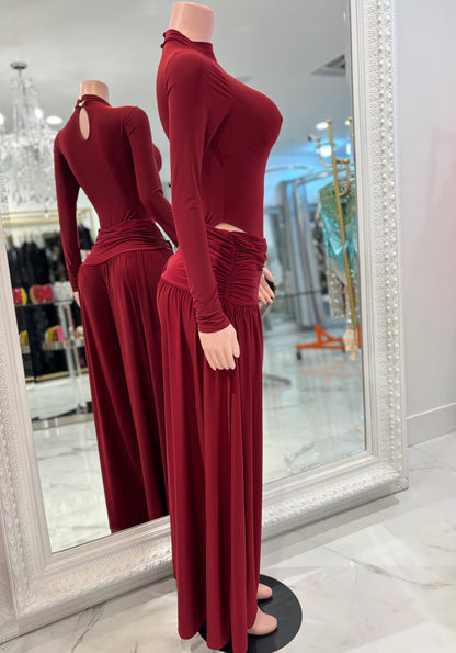 Cocoa Chic Pants Set Red