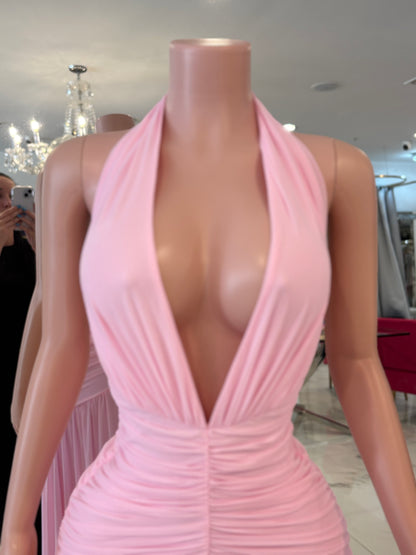 Magi Mesh Ruched Maxi Dress
