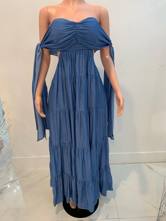 My Illusion Maxi Dress Blue