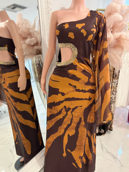 Don’t Forget Me Maxi Dress Brown