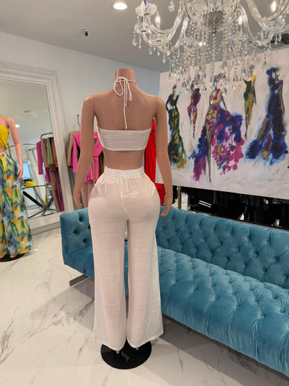 Party White Panst Set