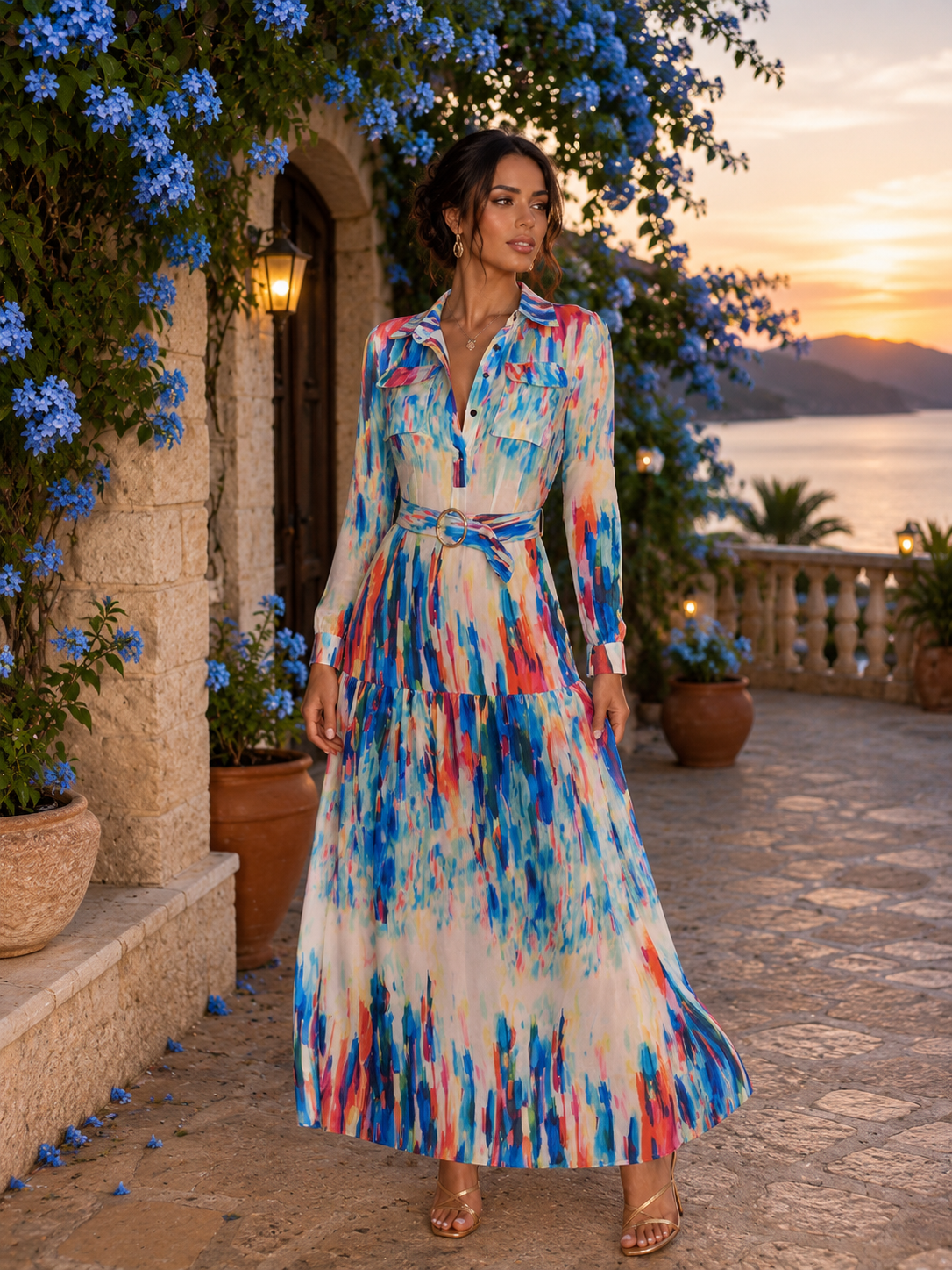Return Of Romance Maxi Dress Blue