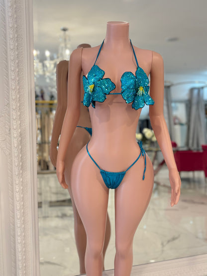 Orchid Breeze Floral Bikini