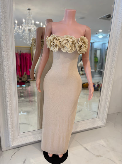 I Am The One Maxi Dress Beige