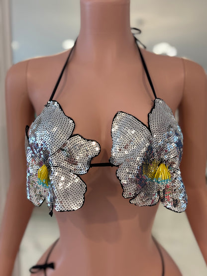 Orchid Breeze Floral Bikini