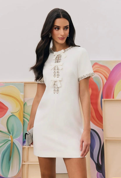 White Party Mini Dress