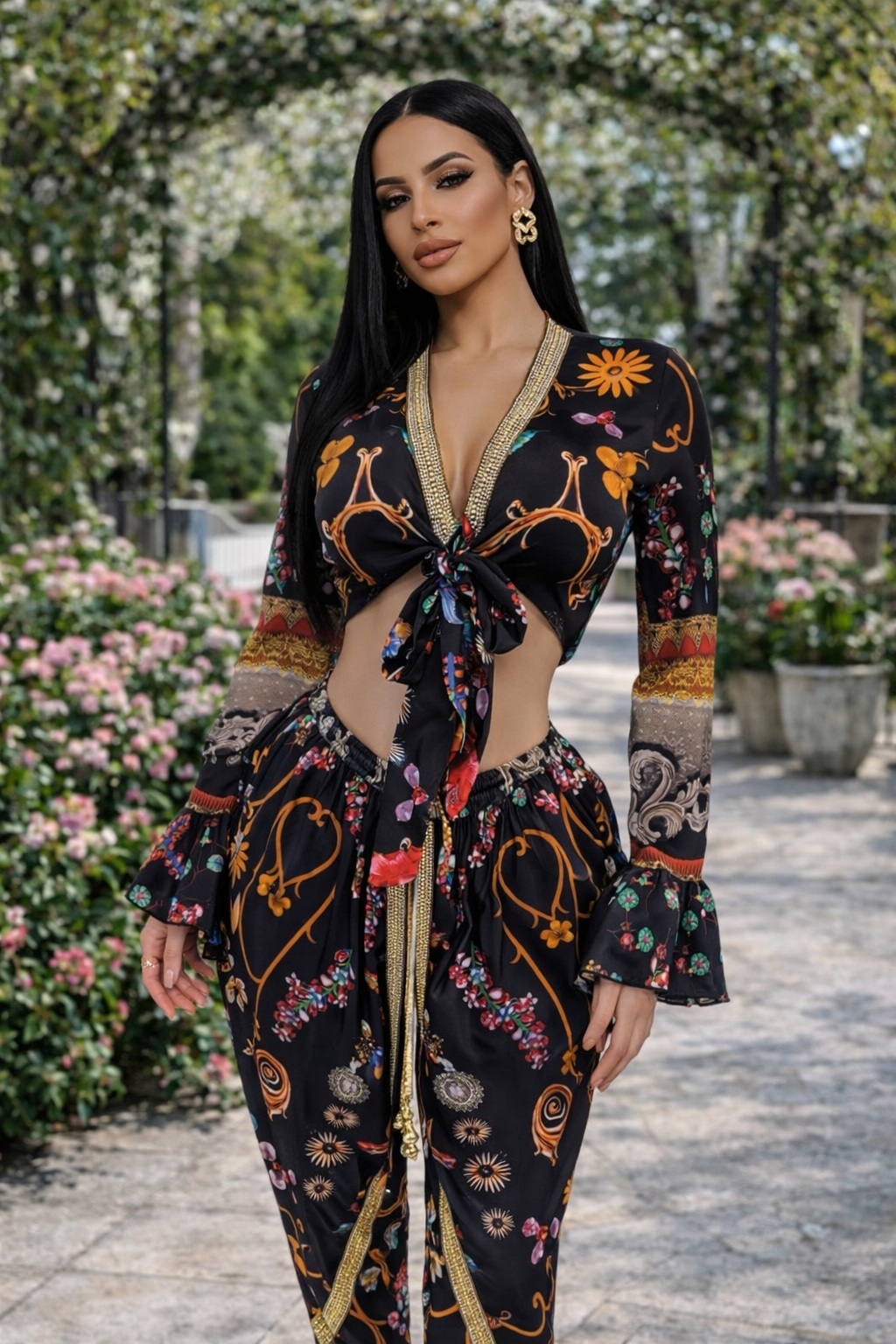 Floral  Panst Set Floral