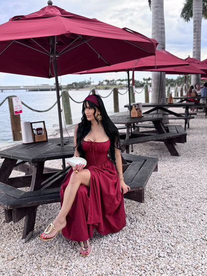 Coke  Midi Dress Red