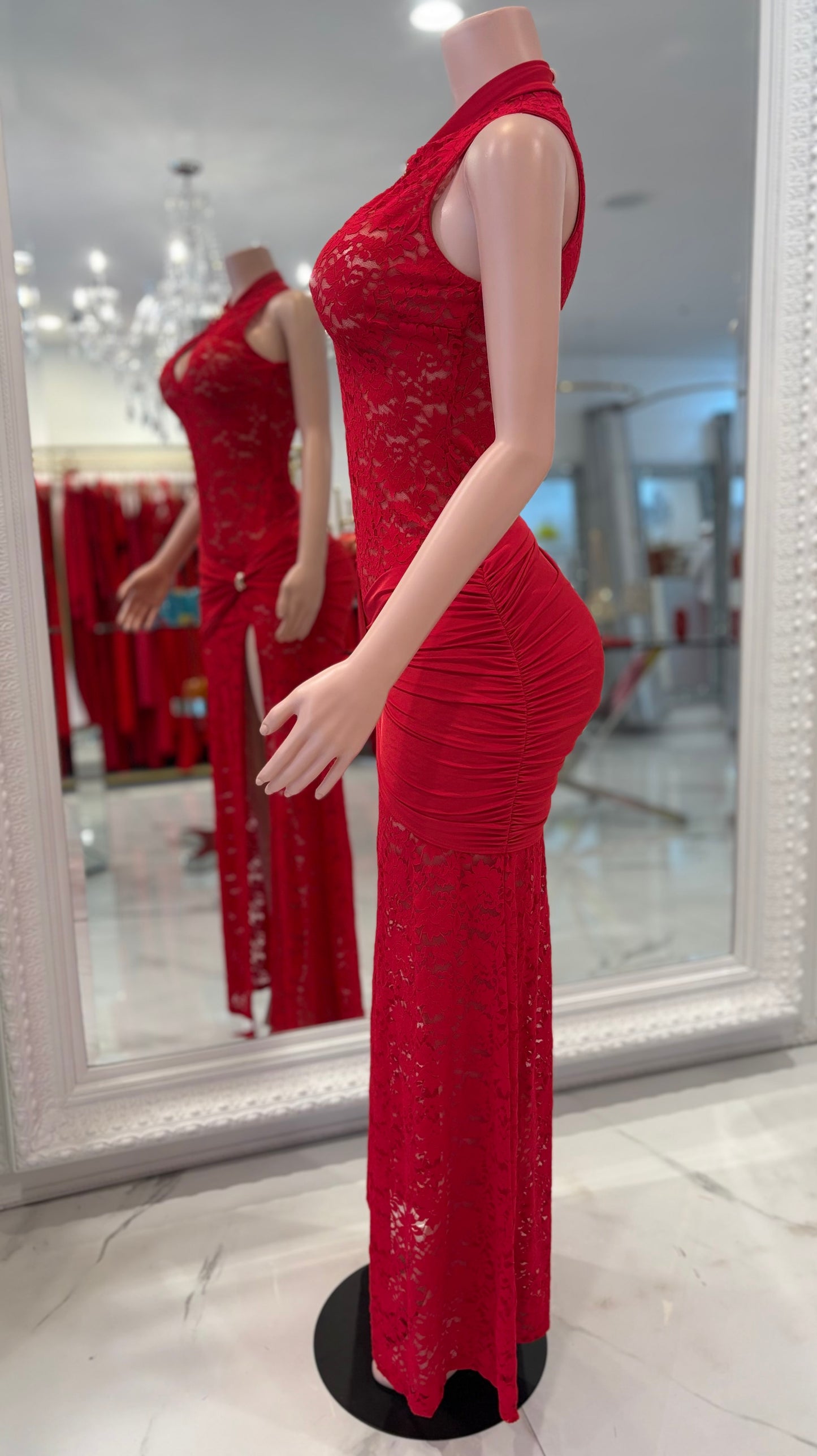 Do I Mesmerize You Maxi Dress Red