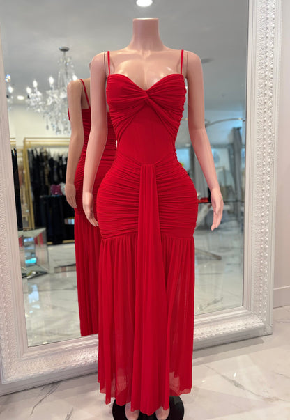 True Beauty is Me Maxi Dress Red