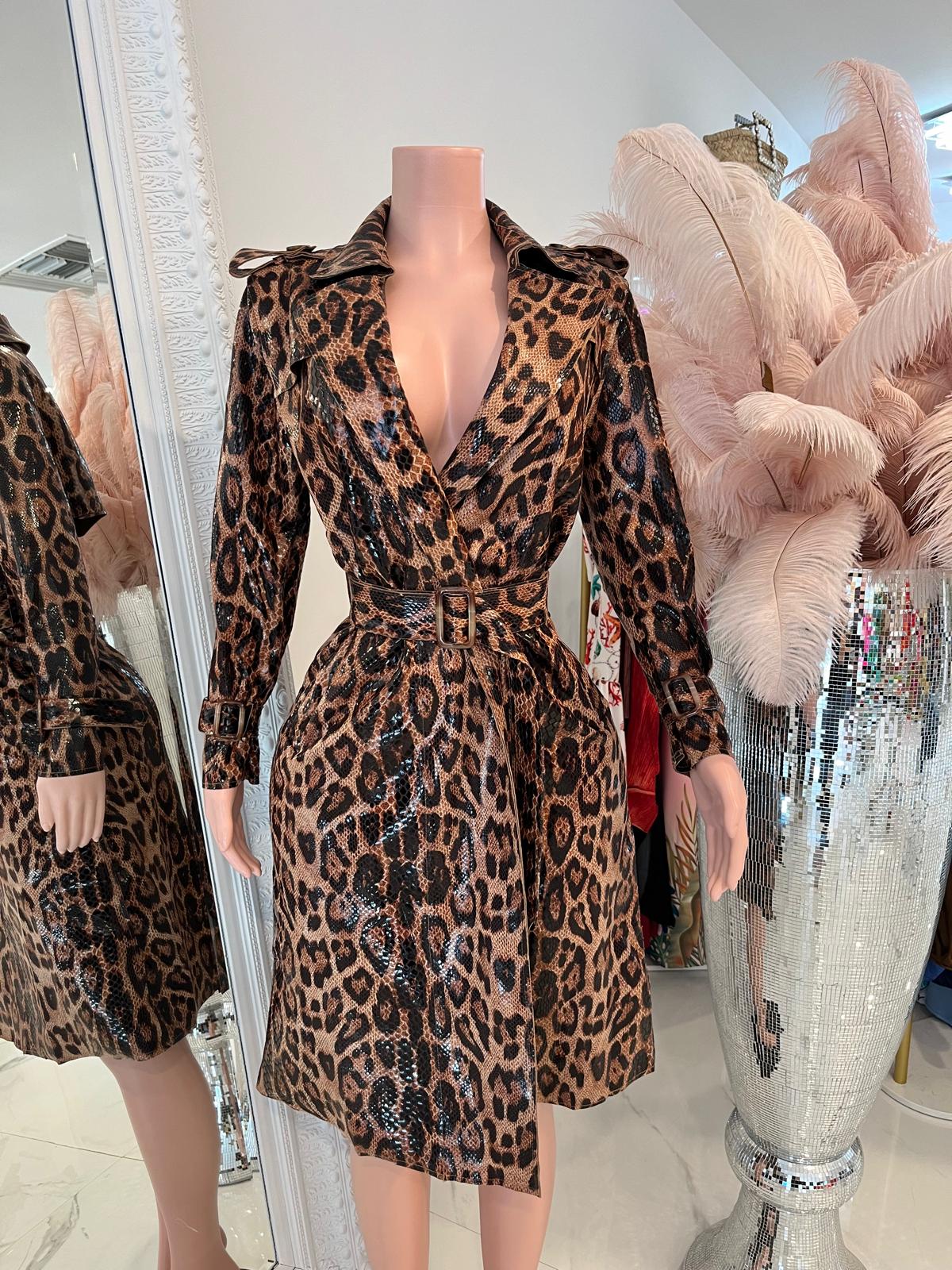 Leopard Coat Brown