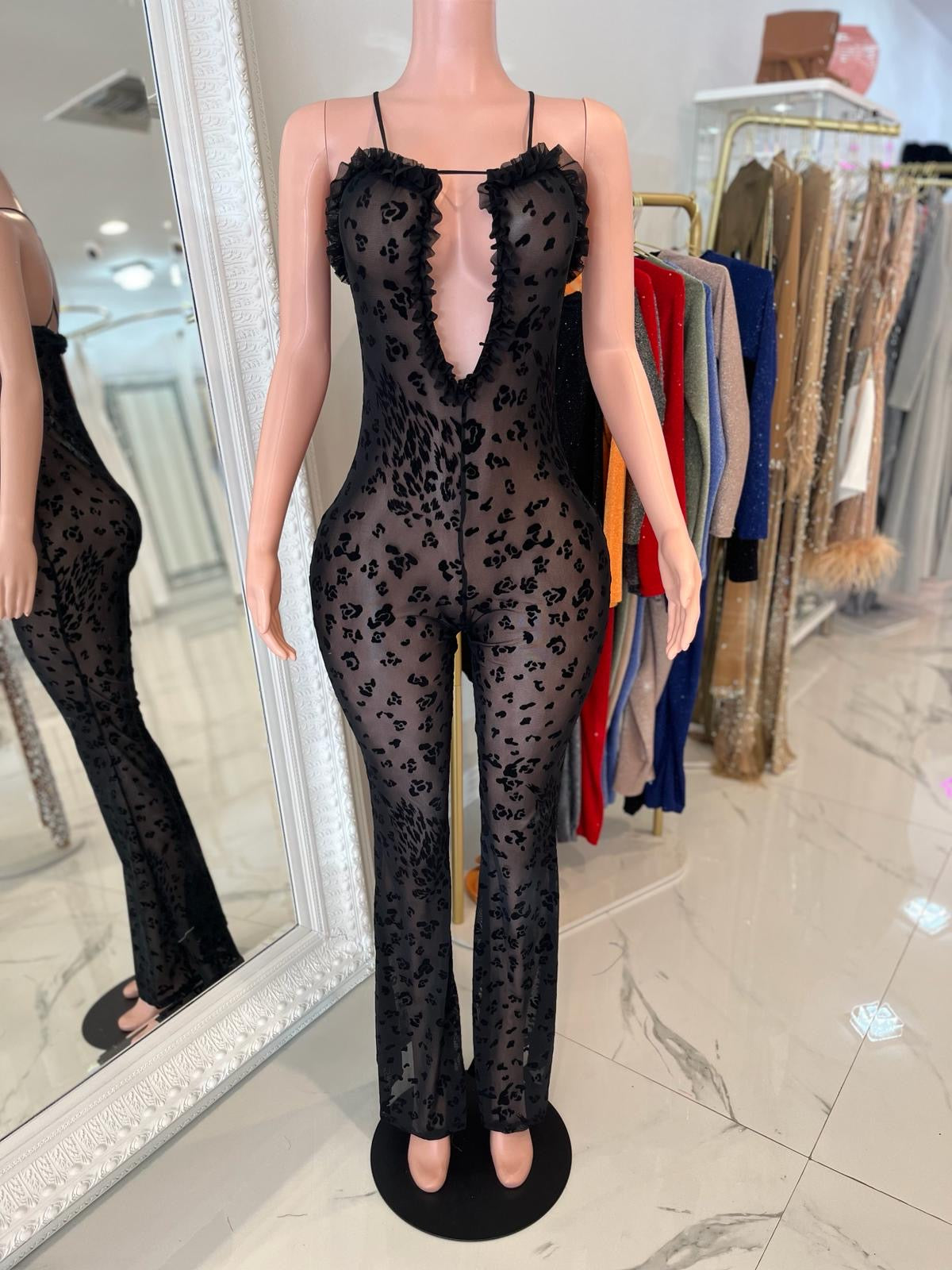 Sexy Innocence Jumpsuit Black