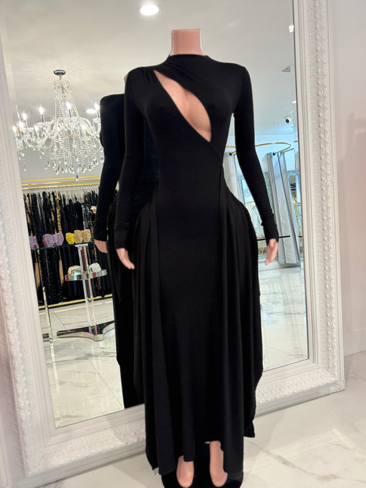 Such a Tease Maxi Dress Black