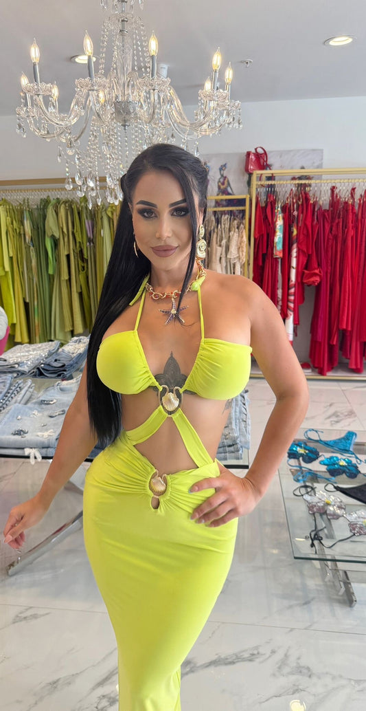 Ember Icon Maxi Dress limon