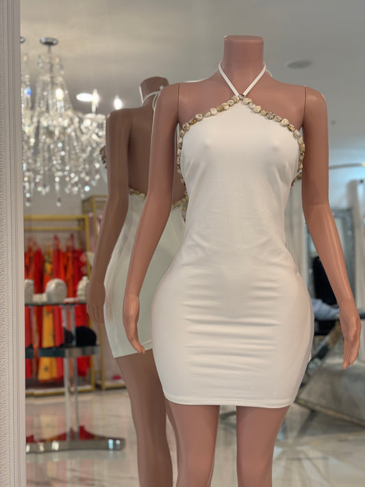 Party White Mini Dress