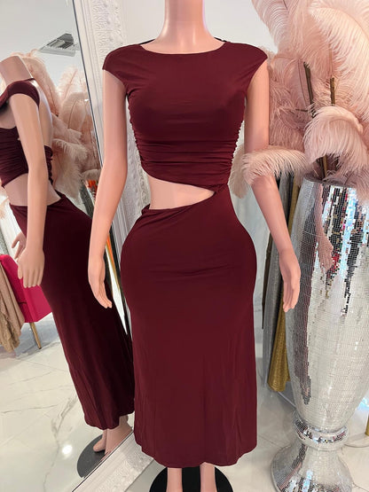 New Color Midi Dress