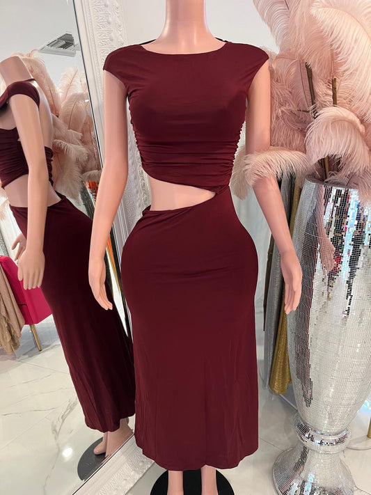 New Color Midi Dress