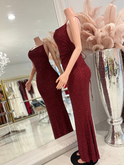 If Only I Had You Maxi Dress Rojo Vino